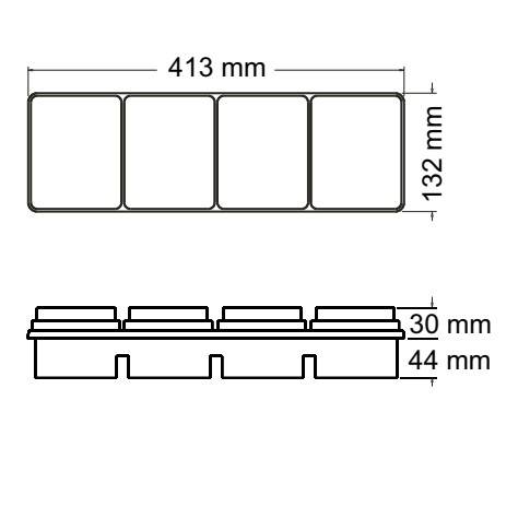 FARO TRASERO LED BAIML 1600 BIVOLTAJE POR JUEGO